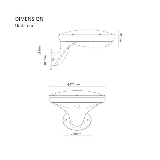 LIFELED LED Solar Garden Light ELITE-SL-WALL, 6.2W solar panel, CRI >82, 120° beam angle, 280 lumens, 3000K CCT