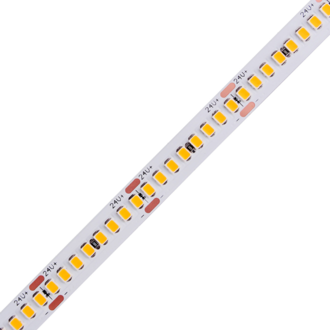 LIFELED Premium LED Strip Light PREMIUM-24V-2835-2XLUMEN, 24V, 24W per meter, 3960 lumens per meter, 3000K-6000K, SMD 2835