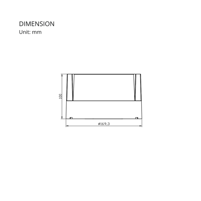 OD-855-R-BK-3K LED exterior wall light with a power consumption of 15W, delivering a luminous flux of 1500LM. It features a color temperature of 3000K and a CRI of >=80, operating on AC 180-250V