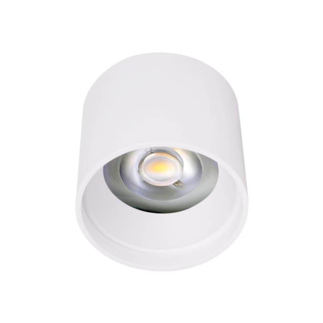 HIGH-SUR-R36 surface-mounted downlight featuring 36W LED power, a luminous flux of 3645 lumens, a CRI greater than 80, and a color temperature of 3000K, operating at AC85-265V