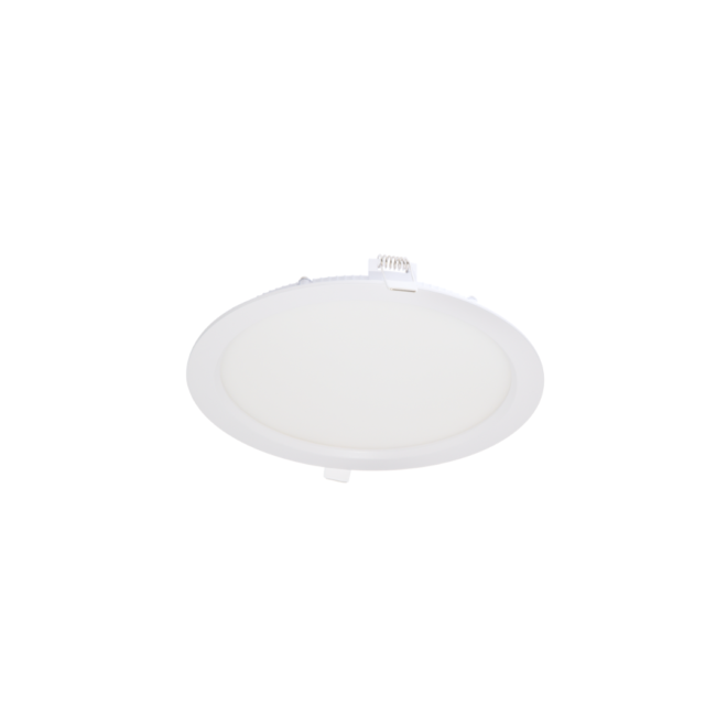 LIFELED HT Series 12W recessed downlight, 1200 lumens, CRI >80, CCT 3000K/4000K/6500K, AC85-265V