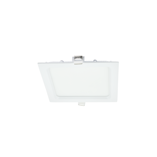 LIFELED HT Series Square 12W recessed downlight, 1200 lumens, CRI >80, CCT 3000K/4000K/6500K, AC85-265V