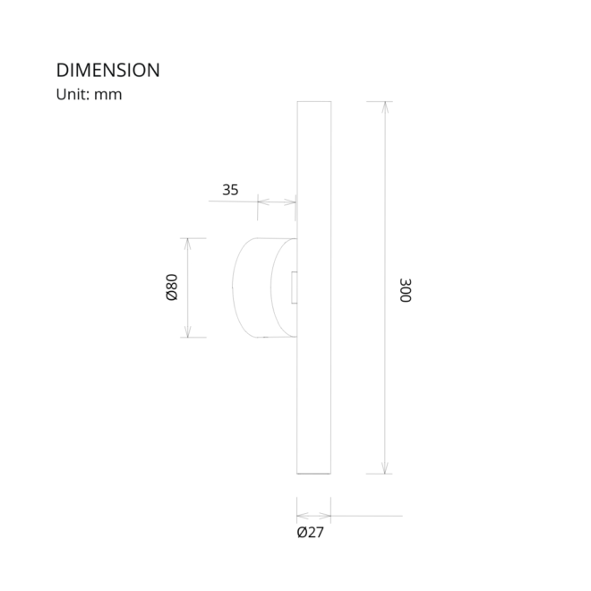 LIFELED LED Interior Wall Light, STYLE-WL23: 10W wall light with 700lm (350lm x 2) luminous flux, 90 CRI, available in black and white, AC 175-265V