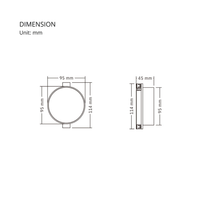 LIFELED LED Magnetic Track Light, AURUM Series: 8W power, 120° beam angle, >90 CRI, 550LM/W luminous flux, and 3000K color temperature