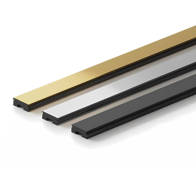 LIFELED LED Magnetic Track Light, Milana: Surface mount, made of aluminum, 48V, available in black, white, or gold