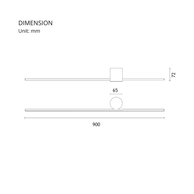 LIFELED LED Interior Wall Light, WL-FLY-10W: 10W wall light with 370lm luminous flux, 80 CRI, white color, AC 220-240V